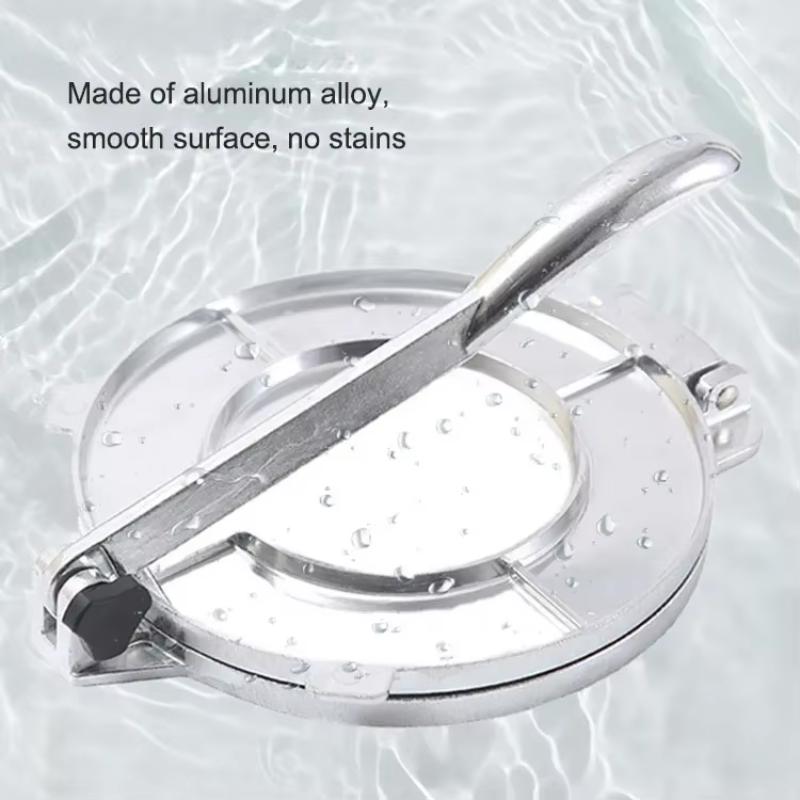 2025 New Dumpling Skin Press Aluminum Hand Type Mexican Dough Press Machine Manual Corn Dough Setting Machine Cake Press Machine
