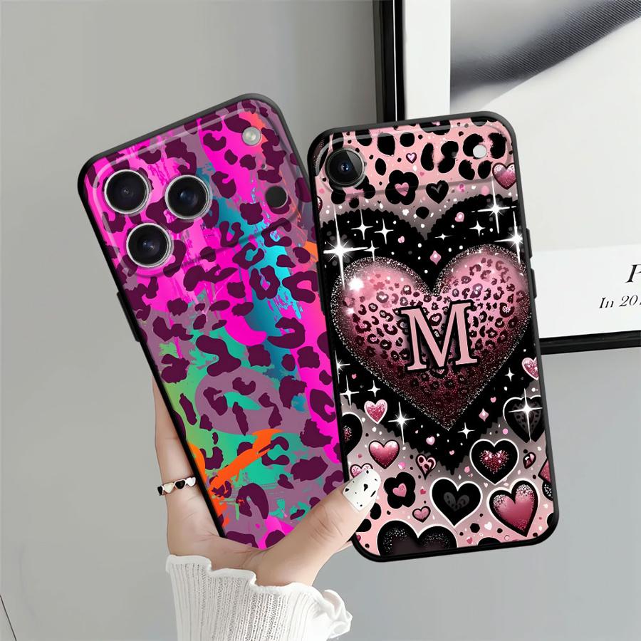 Fashion Leopard Pattern Case for Apple iPhone 17 Pro Max 16 12 15 Pro 7 8 14 13 Air XR XS MAX 11 Funda Phone Cover