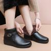 Thickened Fleece Lined Winter Boots Soft Bottom Anti Slip Shoes Elderly Women Comfortable Warm Shoes