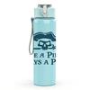 1PC Once A Pirate Always A Pirate 750ml Color Plastic Sports Water Bottle Leakproof Flip Straw Lid Suitable for Sports Office Home Use