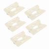 5 Pcs IC Card Holder Windshield Card Display Sleeve for Community Personnel Vehicle Management with Suction Cup
