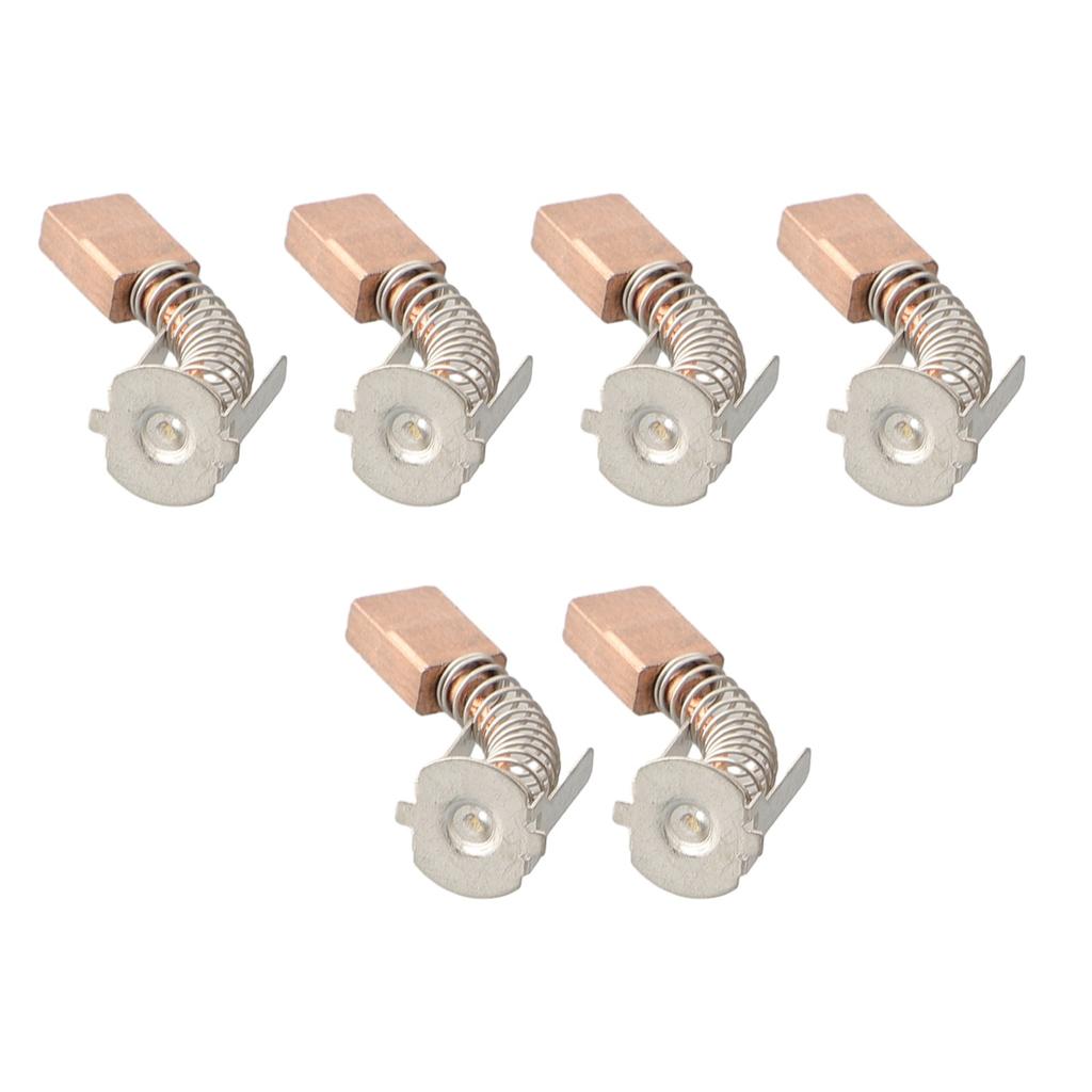 6pcs Carbon Brush 1607000CZ1 for GSR 180-Li GSB180-Li GSB140-Li Impact Drill