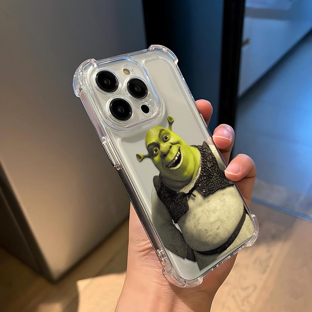 Cartoon Funny New Movie Shreks Phone Case For iPhone 16e 16 15 14 13 12 11 Mini Pro Max X XR XSMax 7 8 Plus Anti Fall Cover