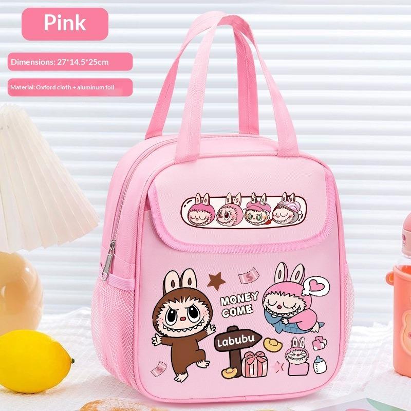 Lunch Box Bag Handbag Cartoon Thermal Insulation Thickened Aluminum Foil Lunch Box Bag Elementary School Student Bento Bag To Work