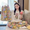 Girls' Summer Loose Pajamas: Thin Short-Sleeve Princess Style Set for Children