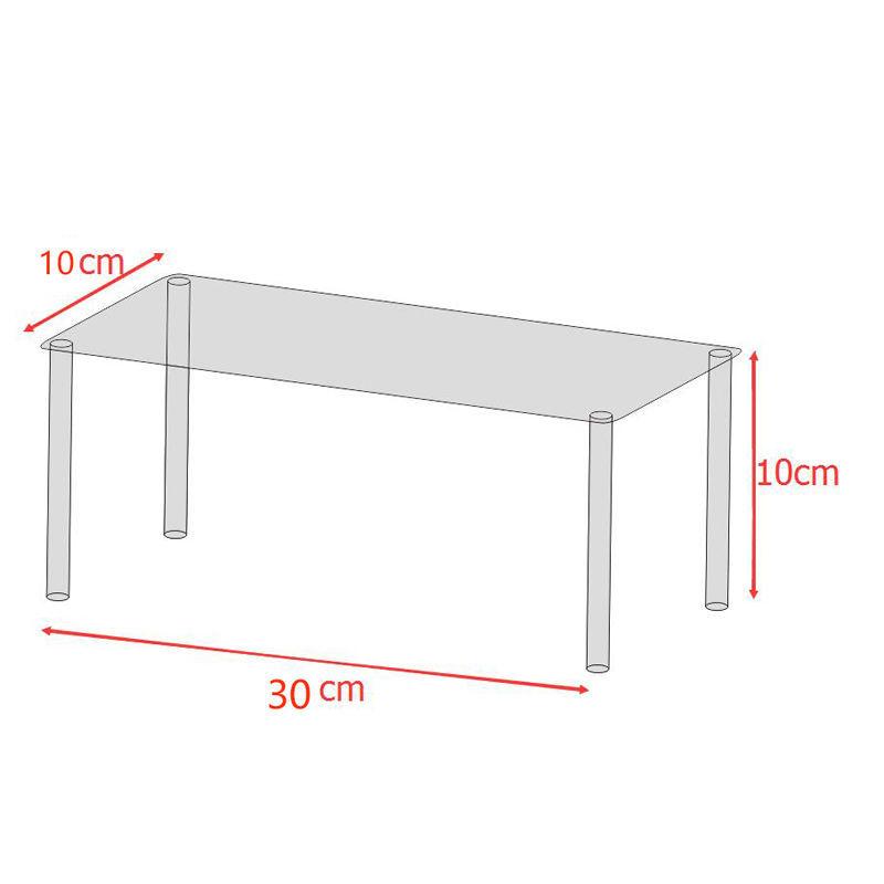 Clear Acrylic Display Riser Stand for Funko POP Figures, Cupcake Cosmetic Perfume Clay Doll Jewelry for Display Stand Organizer
