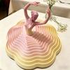 3D Printed Ballet Dancer Ornaments Spinning Ballet Girl Sculpture Rotational Movement Elegant Desk Decor for Home Office Creative Spaces Gifts