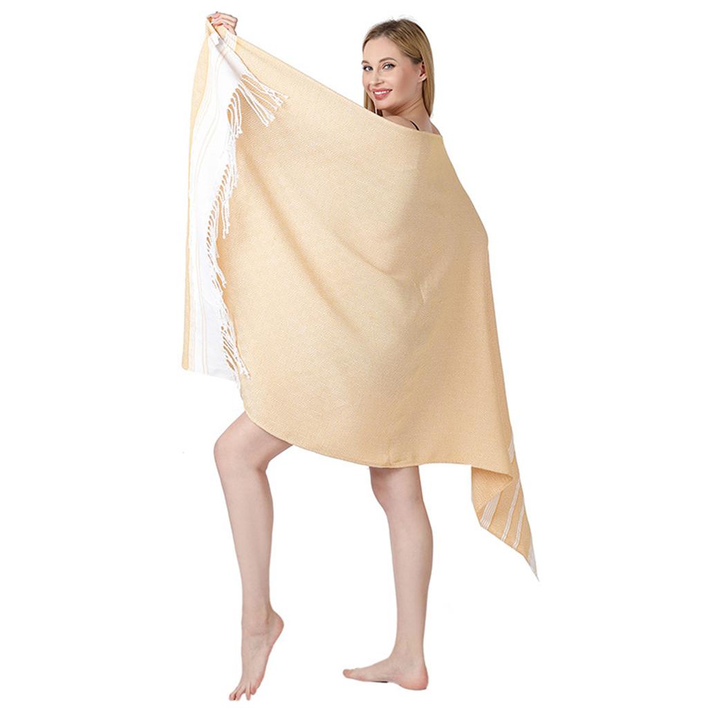 Soft Comfortable Turkish Cotton Bath Towel Beach Towel for Beach Pool Yoga Picnic Adventures Multiuse Shower Towel