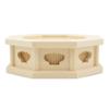 Special Buddhist Statue Carving Buddhist Octagonal Base for Sun Made of Cypress Wood 19428 Kurita's [Wood Altar] 3.0 (W15cm, D15cm, H5cm)