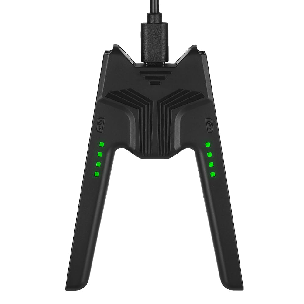 

Charging Charge While You and with LED Charging Indicator L QECTED Joy-Con Grip, Play, V-Shaped, Ultra-Lightweight Portable, (Black) чорний