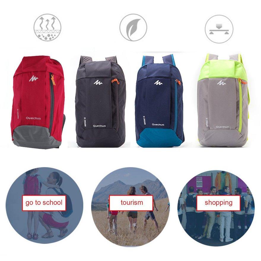 Hombres Mujeres de nylon impermeable Mochila deportiva casual Camping bolso de viaje Hombres Mujeres de nylon impermeable Mochila deportiva casual Camping bolso de viaje