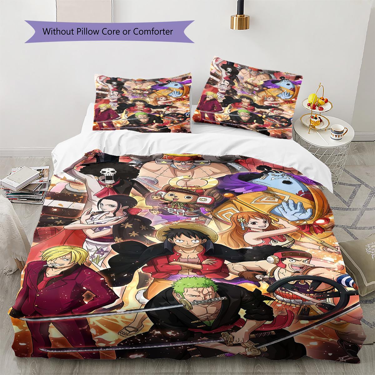 

Comfortable 3PCS bedding set with ocean team spirit, stylish pattern, ensures good sleep quality THW 135x200cm