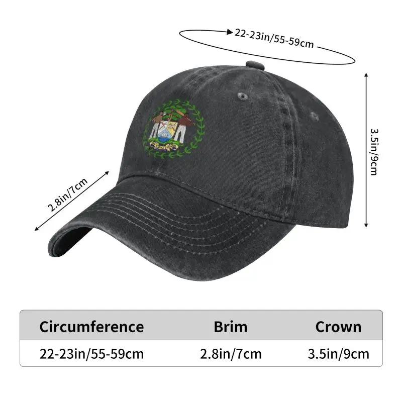 Fashion Cotton Coat Of Arms Of Belize Baseball Cap Men Women Personalized Adjustable Adult Dad Hat Outdoor