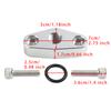 Artudatech 2 Pack Oil Pressure Sensor Adapter Plate M16 x 1.5 Thread 551623 For Chevy LS Gen 4 LS Engines- Billet Aluminum