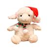 Cute Christmas Sheep Doll Plush Toy Lifelike Plush Plush Stuffed White Sheep Doll Children Soothing Doll Christmas Gift