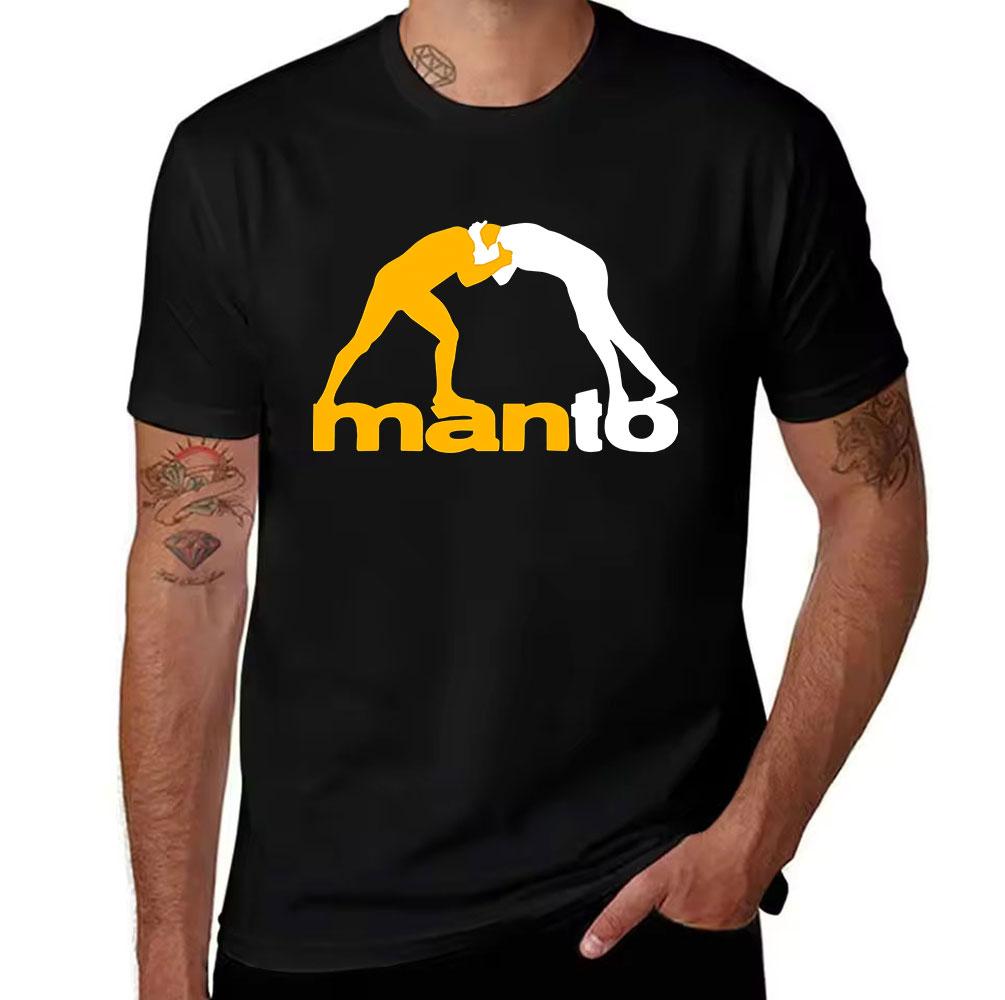 Mens Cotton Tshirt With Graphic Print Casual Crew Neck Short Sleeve Tee For Daily Wear Workout Street Style