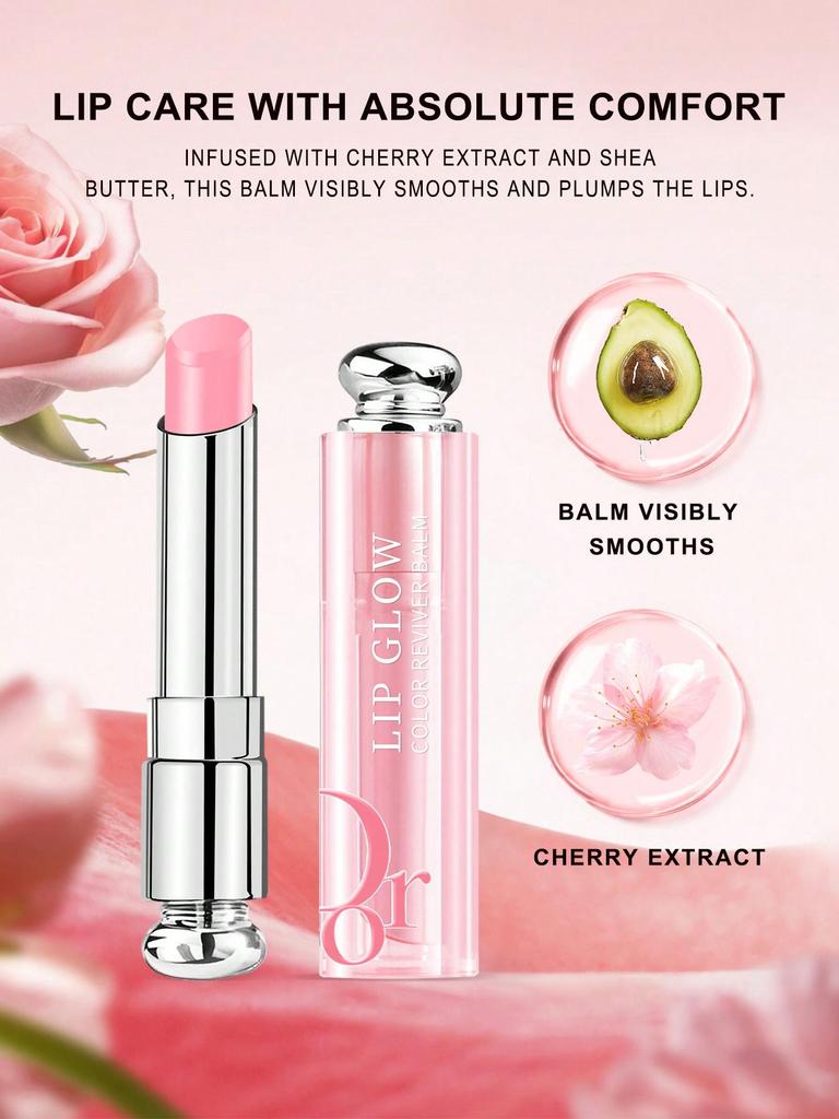Dior Addict Lip Glow Balm #001 Pink #004 Coral 0.11 Oz./3.2g