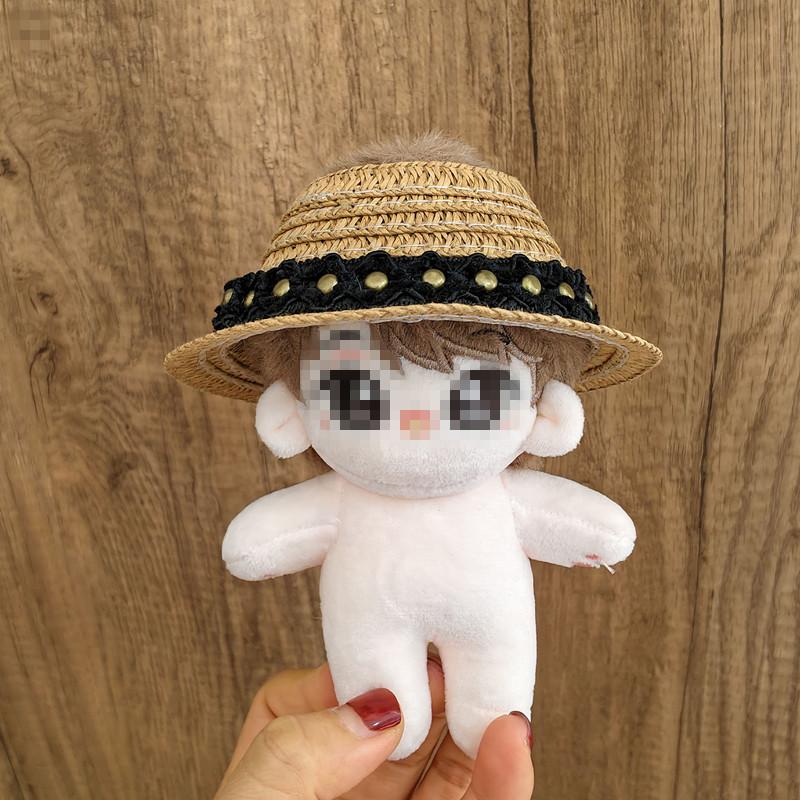 [Cloth Only] 10CM Cotton Doll Super Cute Cartoon Clothes Work Pants Hat and Accessories Fashion Series for Age 14+