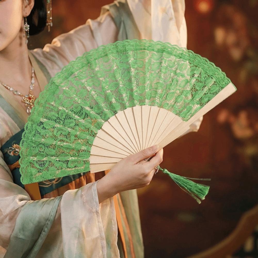 Lightweight Hollowed-Out Fan Vintage Antiquity Folding Fans Classic Fan Dance Performance