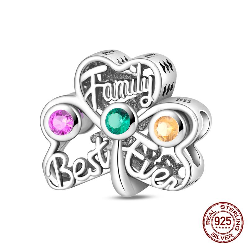 New In Original Charms Copper Love Glow-In-The-Dark Charms Beads Fits 3Mm Original Bracelet For Women Diy Fine Jewelry Gifts