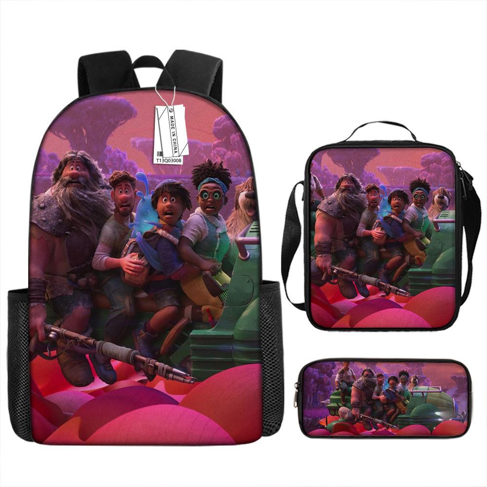 Strange World Animation Backpack Backpack Elementary And Secondary School School Bag Satchel Set Pencil case