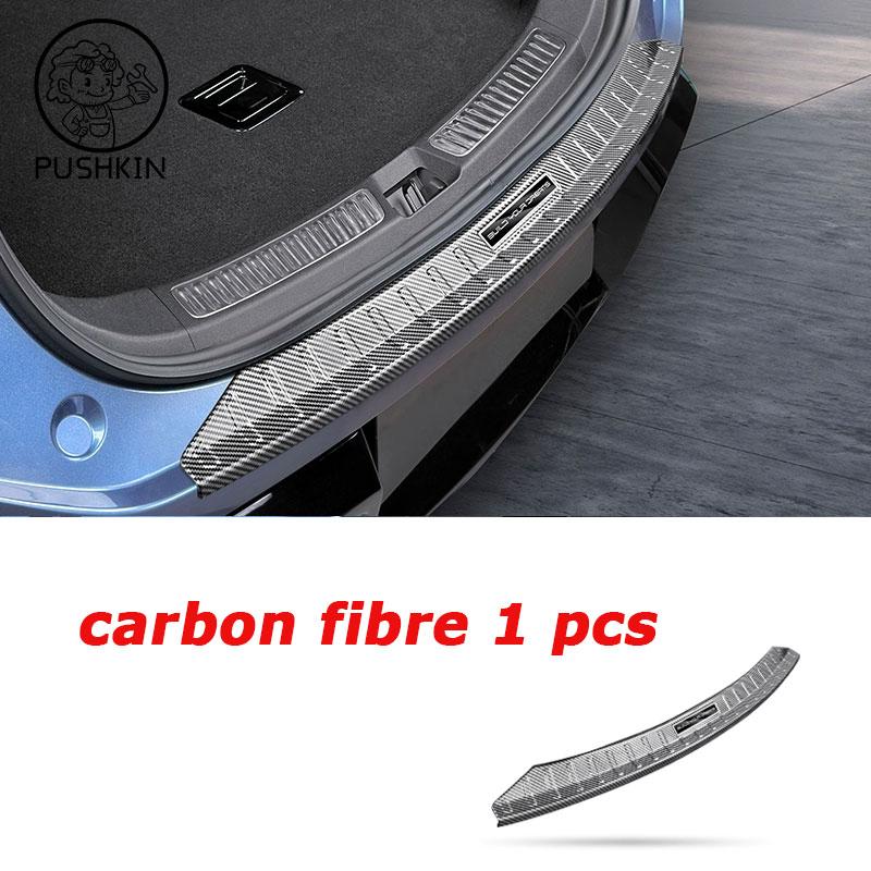 For BYD Sealion 7 Sea Lion 07 EV 2026 2025 Stainless Black Car Rear Trunk Protector Plate Anti Hit/Dust Sill Decoration Cover