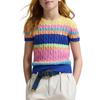 Polo Ralph Lauren Pullover Ss25 Rundhals Gestreift Kurzarm Strickware Mehrfarbig Kinder Kinderpullover CWPOSWEG6820532-999
