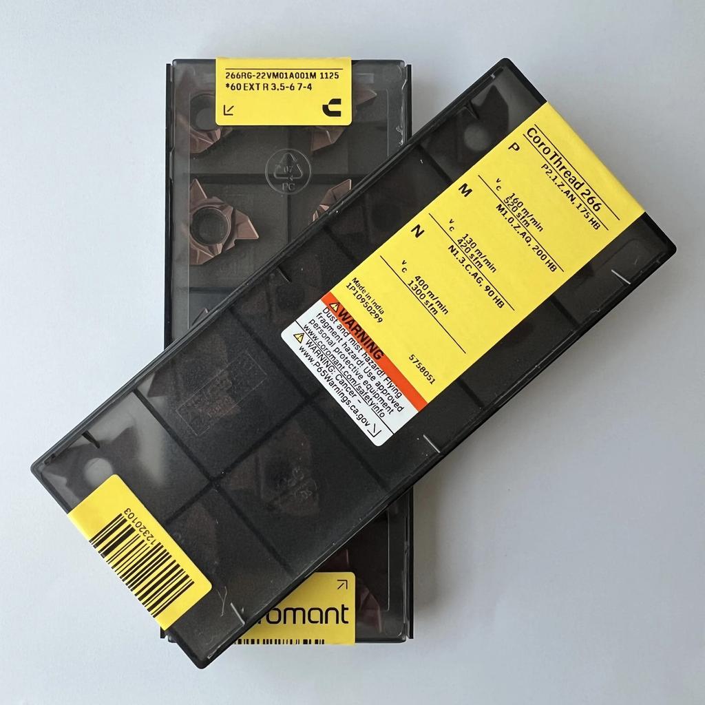 Sandvik / 266RG-22VM01A001M 1125 / Industrial Indexable Carbide Inserts 10 Pcs