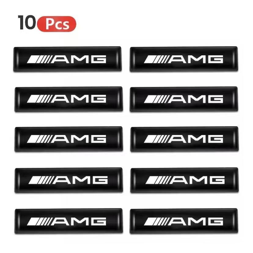 AMG 3D Epoxy Emblem Car Interior Stickers Decoration For Mercedes Benz AMG A B C E G CLA GLA W211 W212 W214 W205 W203 W204W206 PG1