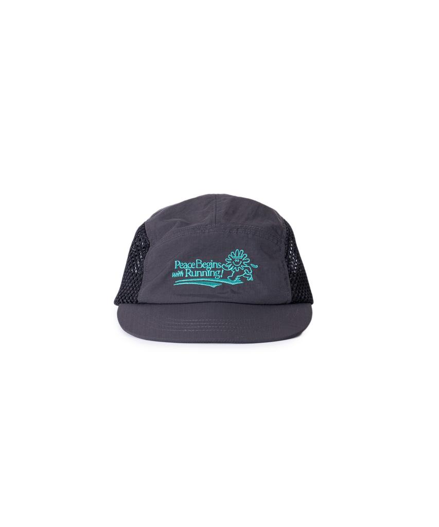 BIGWAVE COLLECTIVE Peace Runner'S Cap (Black)