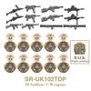 DIY WK2 Infanterie Sanitäter Soldat Motorrad Sowjetische US-Armee Militär Waffe Waffen Baustein Ziegel Kinder Kind Geschenke Spielzeug