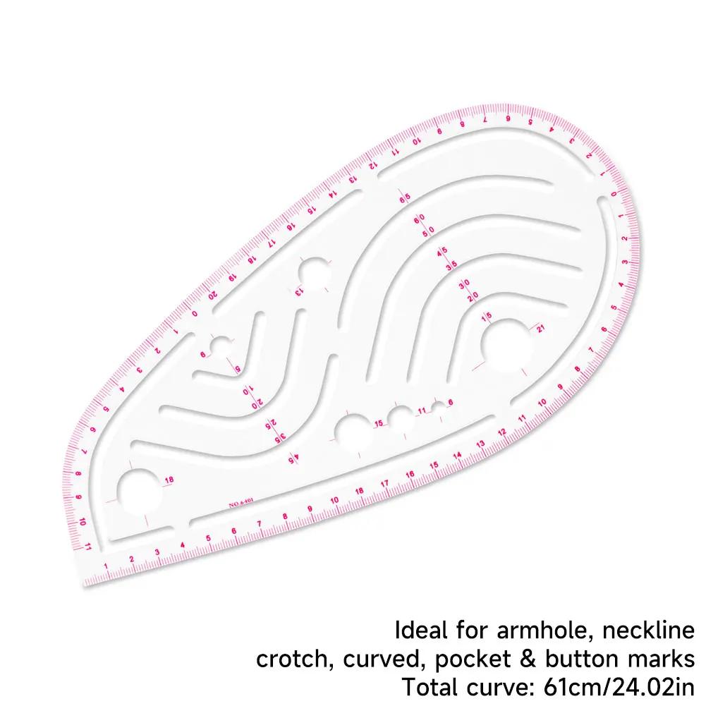 Tailor Measure Ruler Soft Grading Design Ruler French Metric Curve Template Sewing Accessories For Clothing Pattern Making DIY