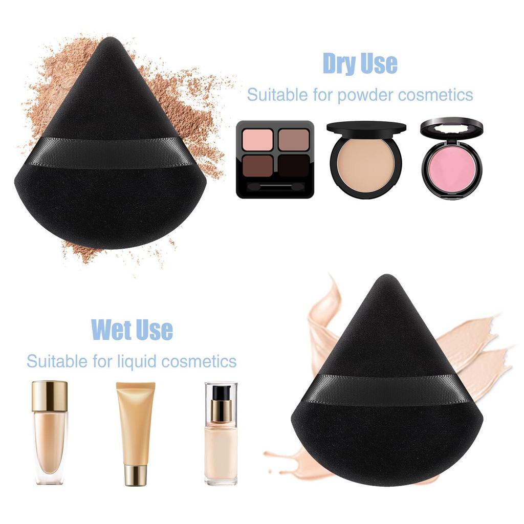 Powder Puff Face Makeup Sponge Cosmetics Soft Cotton Face Powder Puff Washable Velvet Makeup Puff Tools