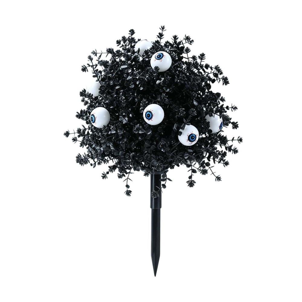 Realistic Halloween Simulate Trees Artificial Eucalyptus Durable Hanging Morning Glory Flowers Decor Violet Plastic