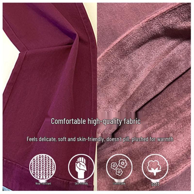 Women's High-Waisted White Wide-Leg Jeans - Spring/Autumn 2024 Slimming Casual Pants