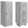 Cabinet Set 2 pcs 33 x 34.5 x 90 cm Engineered Wood