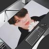 PPark jimins Gaming Mouse Mat Gamer Cabinet Pc Accessories Keyboard Pad Deskmat Mousepad Mats Mause Laptops Anime Mouse Pads
