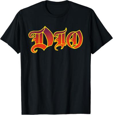 Dio Gradient Logo Black T-Shirt