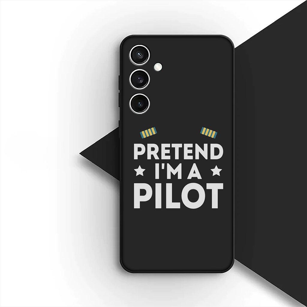 Cover for Motorola Moto G86 G57 E14 E15 G14 G34 G35 G84 G24 A54 G15 Power E22 Case Aircraft Travel Airplane Pilot Epaulette
