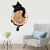 Cat Wall Hanging Clock Cartoon Wall-mounted Clock Creative Cute Wall Clocks for Kids Room Decoration Accessories for Bedroom