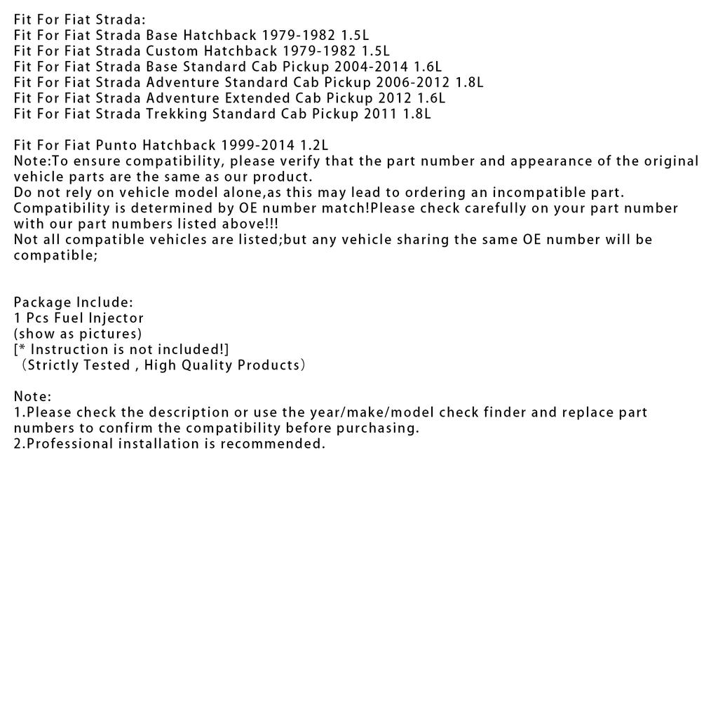 1Pcs Fuel Injector For Fiat Panda 1.1 Punto 1.2 Seicento Doblo IWP065 50101302