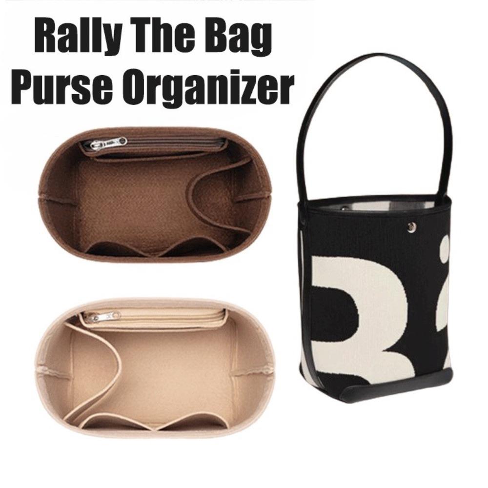 Filz Einlage Tasche Organizer Passt für Rally Die Tasche Eimer Tragetasche Liner Former Innentasche Teiler mit Reißverschlusstasche Leichte Aufbewahrung