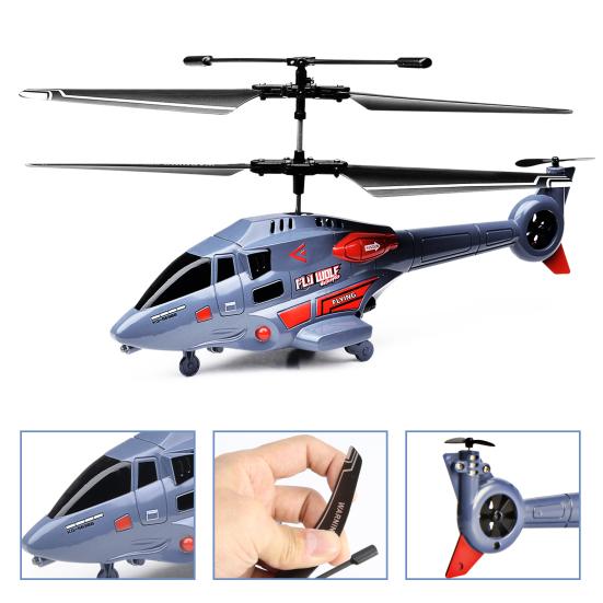 Remote Control Helicopter Hold 2.4GHz RC Aircraft 4 Channel High Low Speed Indoor