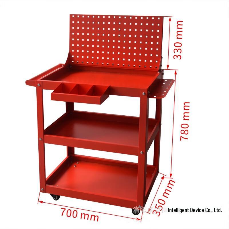 SMVP Heavy-Duty 3-Tier Tool Cart CN plug (adapter included)