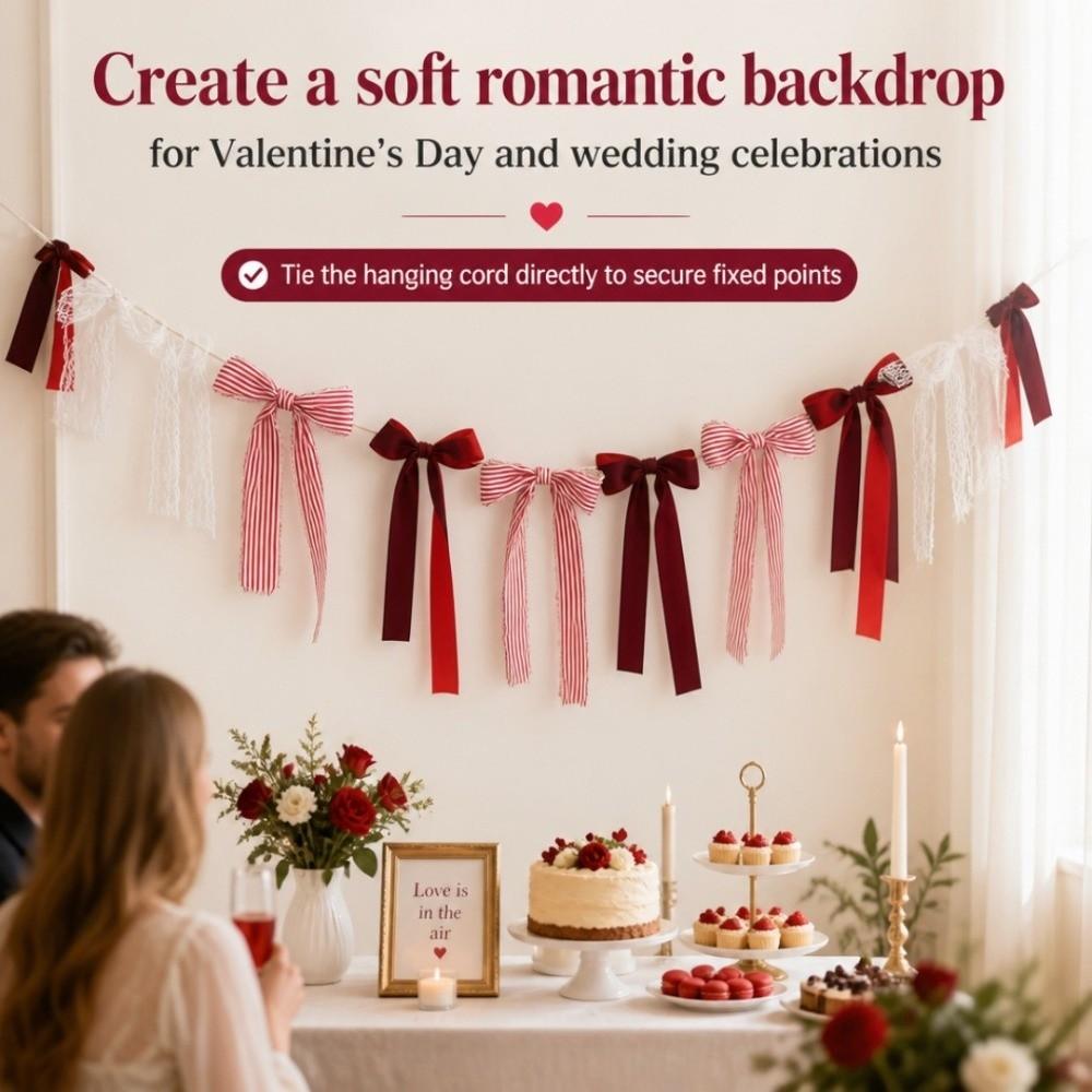 Background Wall Decor Christmas Velvet Ball Garland Hanging Decoration Birthday Party Supplies