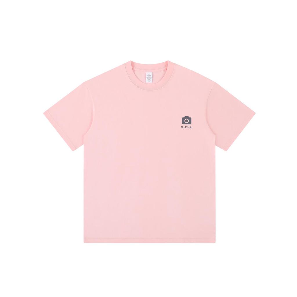 Original Design Print Pure Cotton Short-Sleeve T-Shirt - Versatile Round Neck Style