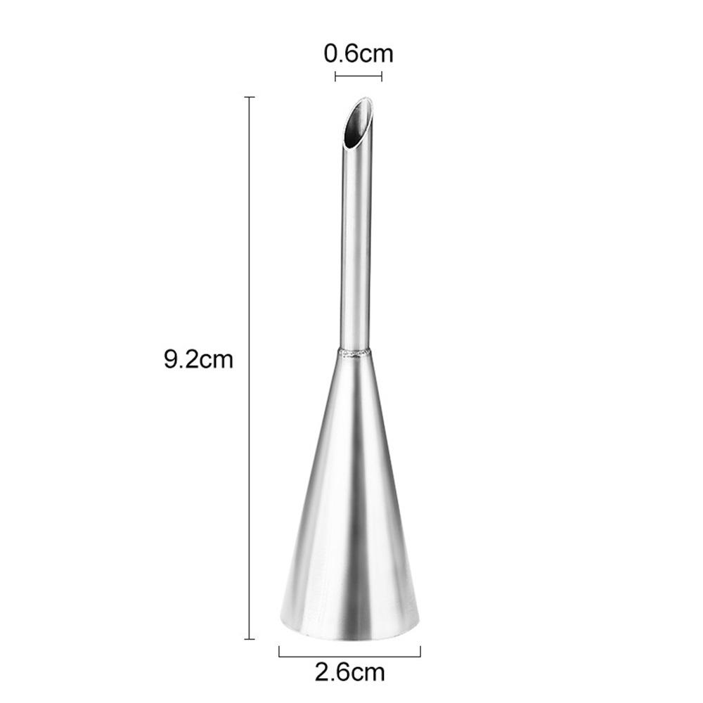 Cake Decorating Puff Pastry Nozzle Stainless Steel Cream Icing Nozzle Cupcake Icing
