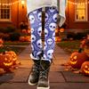 Women's Halloween Printed Stretchy Leggings Pants for Cozy Casual Home Wear