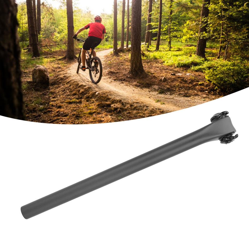 Carbon Bike Seatpost 20 Degree Offset Bike Seat Tube Light Weight Good Shock Absorption Replacement Seat Post