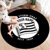 Sk Sturm Graz Crest Custom Name Round Area Rug Carpet Rug For Living Room Bedroom Sofa Playroom Decor Nonslip Floor Mat